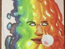 Black Moth Super Rainbow Dandelion Gum Splatter Colored Vinyl Record 2xLP