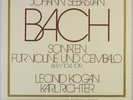 LEONID KOGAN RICHTER BACH VIOLIN SONATAS EURODISC ED.1 2LP SET STEREO 62095 NM