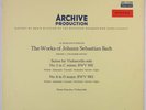PIERRE FOURNIER BACH SOLO CELLO SUITES 5 & 6 ARCHIV RED STEREO SAPM 198688 NM