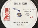 GUNS N' ROSES - Garden of eden -  COSTA RICA PROMO 45 // 12´