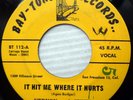 VERNON & JEWEL r&b 45 IT HIT ME WHERE IT HURTS SINCE YOU LEFT ME ALL ALONE dm239