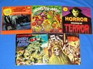 SOUNDS TO MAKE YOU SHIVER+ MONSTER MASH+ NIGHT IN A GRAVEYARD--5 HALLOWEEN LP'S