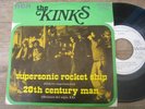 THE KINKS - Supersonic rocket  ship  1972 SPANISH ONLY P/S 45 PROMO