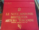 BEETHOVEN Nine Symphonies LP BOX SET Toscanini RCA VICTROLA KV1(7) NBC Symphony