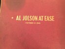 AL JOLSON AT EASE  limited edition 1946 multi-disc set 78 rpm RADIO INTERVIEW E+