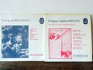 MESSIERREUR & RATIA / MOZART BEETHOVEN violin & cello sonatas / CALLIOPE 4 LP EX