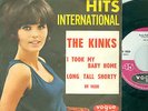THE KINKS - I TOOK MY BABY HOME/LONG TALL SHORTY ( GERMAN VOGUE DV 14330) 1964