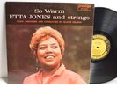 RARE JAZZ LP - ETTA JONES AND STRINGS - SO WARM Prestige PR 7204 DG RVG 203 S.