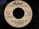 FASCINATORS Who Do You Think You Are /Come To Paradise Doo Wop Promo 45 Str VG+