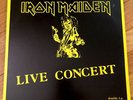 IRON MAIDEN Double LP Live 1982 Manchester England EXC++