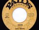 HEAR Fenton Robinson 45 I Believe/Somebody PALOS 1200 northern soul R&B mod