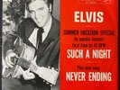 * ELVIS PRESLEY Such A Night/Never Ending SUMMER VACATION RCA 8400 PS Sleeve 45
