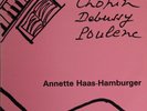 Private Annette HAAS-HAMBURGER Piano Recital CHOPIN DEBUSSY POULENC NM+