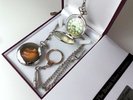 Morrissey Silver Signed Pocket Watch & Microphone Keyring Luxury Set The Smiths