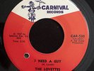 THE LOVETTES I Need A Guy CARNIVAL Northern Soul Crossover LISTEN