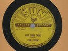 RARE ROCKABILLY-SUN RECORDS 234-CARL PERKINS-BLUE SUEDE SHOES-78-VERY NICE