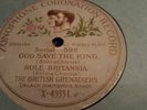 THE ZONOPHONE CORONATION RECORD GOD SAVE THE KING RULE BRITANIA ZONOPHONE X49331