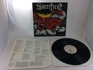 SACRIFICE *TORMENT IN FIRE* VERY RARE 1985 ROADRUNNER VINYL LP + INNER