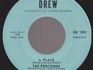 60s DETROIT GROUP NORTHERN SOUL/XO PRECISIONS PLACE + NEVER LET HER GO DREW ORIG