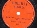 78-JAZZ/ROCK-BUMPS JACKSON-BUMPIN' & THUMPIN'/HARLEM HOP on HOLIDAY-RARE