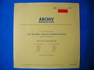 ARCHIV  SAPM 198 187 RED STEREO  ED1  BACH  CELLO SUITES  n. 3 e 4  FOURNIER