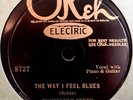 ROOSEVELT SYKES & OSCAR CARTER GUITAR OKEH 8727 BLUES 78 RPM RECORD E+/N-