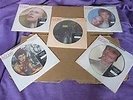 set of five david bowie picture discs