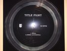 TITLE FIGHT Shed Flexi with TF zine Booklet.