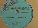 Fred Bergin - 78rpm single 10-inch – Lloyd Shaw Recordings #X-63/64
