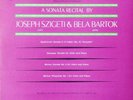 JOSEPH SZIGETI & BELA BARTOK / A Sonata Recital / Vanguard SRV-304/5, 2LP