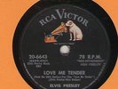 c 78 RPM Elvis Presley RCA Victor 20-6643 in EE-/V+