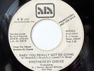 BROTHERS BY CHOICE-BABY YOU REALLY GOT ME GOING /TAKE A LITTLE MORE - WLP ON ALA