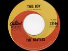 RARE BEATLES-CAPITOL (CANADIAN) 72144-THIS BOY/ALL MY LOVING-MINT MINUS