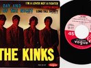 THE KINKS All day and all of the night 1964 Freakbeat mod PYE French P/S Hear