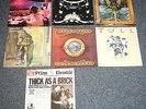 7 Jethro Tull LP record albums Aqualung A Passion Play Thick as a Brick etc vgc