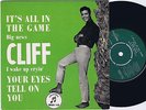 CLIFF RICHARD It's All In The Game Danish EP 45PS 1963