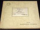 * Bach - Brandenburg Concertos* 2 Lps + 79 pg Book Complete Scores * Lt Ed NMint