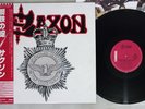 SAXON STRONG ARM OF THE LAW CARRERE P-10971G Japan OBI Vinyl LP