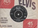 ELVIS PRESLEY   Rare 1960 New Zealand Only 7