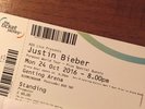 2 off Justin Bieber Tickets for Birmingham on Monday 24th October