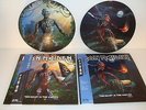 IRON MAIDEN BEAST IN THE GARDEN VOL ONE AND TWO JAPAN PICTURE DISC LP VINYL OBI