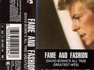 DAVID BOWIE Fame And Fashion  ALL TIME GREATEST HITS rare MC Tape MUSIKKASSETTE