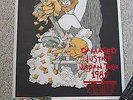 Metallica Pushead Zorlac and Justice for all, Japanese tour promo poster ONE