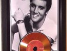 ELVIS PRESLEY SIGNED PHOTOGRAPH WITH YOUR CHOICE OF GOLD PRESENTATION DISC......