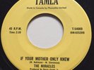 NORTHERN SOUL The Miracles IF YOUR MOTHER ONLY KNEW Tamla 45 very rare Canadian