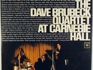 THE DAVE BRUBECK QUARTET AT CARNEGIE HALL-MINT RECORDS, UNPLAYED