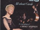 Carole Simpson All About Carole original Capitol LP