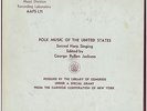Alabama Sacred Harp Singing FOLK MUSIC OF THE UNITED STATES LP
