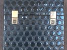 VINTAGE RECORD LP VINYL STORAGE BOX BLACK GOOD CONDITION