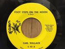 CARL WALLACE funk soul 45 Foot Steps On The Moon / Bass Groove   Crow